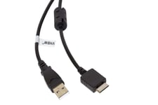 USB Data Cable MP3 Player for Sony Walkman NWZ-E436FBLU NWZ-E436FRED black