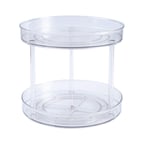 Turntable Spice Rack for Lazy Susan Kitchen Cabinet, Storage Tray for Fruit, Snacks, Salad - Organizer for Cupboard, Pantry, Bathroom, Table, Cosmetic, Beauty Product
