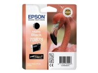 Epson T0878 - 11.4 ml - mattsvart - original - blister - bläckpatron - för Stylus Photo R1900