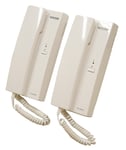 Intercom System for Door Entry - 2 Way White Phone Audio Handsets - P151AC Eagle