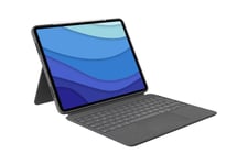 Logitech Combo Touch - tastatur og folio-kasse - med trackpad - QWERTZ - tysk - grafit Indgangsudstyr