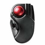 ELECOM Trackball wireless mouse Large tapper M-HT1DRBK 2.4GHz NEW from Japan