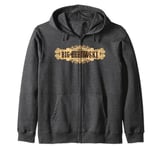 Big Lebowski Picture Frame Logo Zip Hoodie