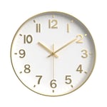 Horloge Moderne Silencieuse pour Mur, Murale avec Chiffres 3D Cuisine, Chambre à Coucher, Salon, Bureau, Salle de Classe, DéCoration Couleur 2