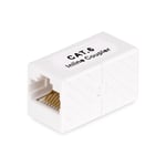 StarTech RJ45 Coupler  Inline Cat6 Coupler  Female to Female (F/F) T568 Connector  Unshielded Ethernet Cable Extension (IN-CAT6-COUPLER-U1) -