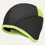 SealSkinz Sealskinz Wacton Windproof All Weather Skull Cycling Cap - Neon Yellow / L/XL