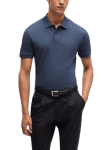 BOSS Short Sleeve Polo Shirt, Open Blue