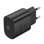 USB-C 25W Mains Charger Black