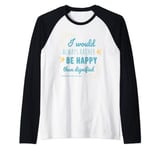 Jane Eyre Quote Charlotte Brontë Rather Happy Than Dignified Raglan Baseball Tee