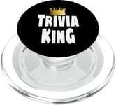 Gagnant de la couronne de Funny Trivia King Night Game Player Lover PopSockets PopGrip pour MagSafe