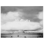 Wee Blue Coo Photo Atomic Mushroom Cloud Baker Day Bikini Art Print Poster Wall Decor 12X16 Inch