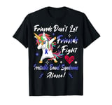 Irritable bowel syndrome IBS Awareness Unicorn Support Blue T-Shirt