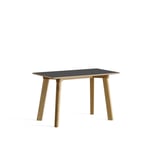 HAY - CPH Deux 215 2.0 Bench Lacquered Oak Frame W75 X D35 X H45 Stone Grey Top Lacquered Beech Edge - Penkit - Ronan & Erwan Bouroullec - Harmaa - Puu