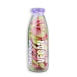 Vegan Fizzy Sweets Giant Sour Strewberries Retro Pick n Mix Glass Bottle 350g