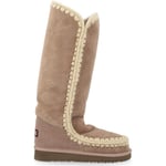 Bottes Mou  Boot Tall Eskimo en peau de mouton double face grise