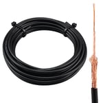 urcianow RG174 RF Câble Coaxial 50 Ohm 4.57M RG174 Câble Coaxial d'antenne Adaptateur WiFi Routeur Câble Antenne Extension Câble pour l'Accès au Réseau Informatique Applications d'Automatisation