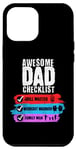 iPhone 15 Pro Max Dad Checklist GrillMaster Gym Workout Family Father Case