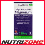 Natrol Magnesium High Absorption 250mg, Cranberry Apple  - 60 chewable tabs