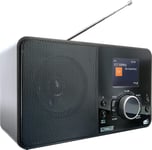 Dab400 513 Radio Numerique Dab+/Fm Reveil Ecran Couleur Lcd Bluetooth Haut-Parleur Stereo Hifi Antenne Baton Fonctionnement Sur Secteur Et Piles Noir