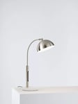 John Lewis Arc LED Smart Switch Table Lamp, Brushed Steel