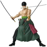 BANDAI Anime Heroes One Piece Figures Roronoa Zoro 3 Swords Style Action Figure | 17cm Articulated Zoro Anime Figure With Extra Accessories One Piece Action Figures Pirate Toys Range