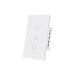 Smart Light Switch WiFi Avatto TS02-EU-W3 3 Way TUYA (white)