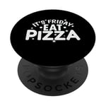 It's Friday Eat Pizza Salami and Cheese PopSockets Adhesive PopGrip