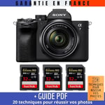 Sony A7 IV + FE 28-70mm F3.5-5.6 OSS + 3 SanDisk 32GB Extreme PRO UHS-II SDXC 300 MB/s + Guide PDF ""20 TECHNIQUES POUR RÉUSSIR VOS PHOTOS