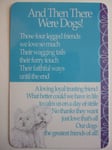 Pocket Keepsake Messages "And Then There Were Dogs" Wallet/ Purse Card Envelope