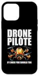 Coque pour iPhone 12 mini Meilleur design pilote de drone pour homme, femme, enfant