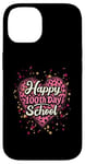 Coque pour iPhone 14 Happy One Hundred Day School for a Teacher and Kids