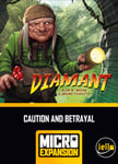 IELLO Micro Extension Diamant : Caution and Betrayal - Jeu de stratégie - À partir de 8 Ans - 3 à 8 Joueurs - Temps de Jeu de 30 Minutes