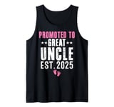 Promoted to Great Uncle 2025 It's A Girl - New Uncle 2025 Tank Top