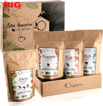 Organic  Coffee  Beans |  Arabica  Whole  Beans  4X250G |  Hand - Roasted |  Cof