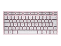 Cherry Kw 7100 Mini Bt - Tastatur - Trådløs - Bluetooth 5.1 - Azerty - Fransk - Tastsvitsj: Cherry Sx