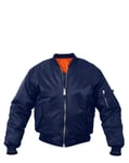 Rothco MA-1 Bomberjacka / Pilot Jacka (Navy, 2XL) 2XL Navy