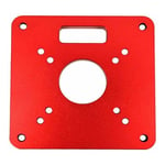 Serbia - Plaque d'insertion pour table de défonceuse RT0700C, 120 x 120 x 8 mm, en aluminium, pour le travail du bois