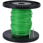 Sjlerst - 2mm String Trimmer Line Round Grass Trimmer Line Green Lawn Tond Line pour Husqvarna 30m / 98.4ft