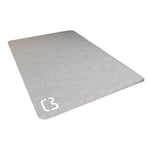 Tapis De Bain Antidérapant Absorbant Tapis Salle De Bain Diatomite Microfibre Tapis De Bain Doux Séchage Rapide Gris 40×60cm - Sollbry