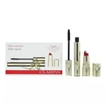 Clarins Glam Squad Gift Set - Mascara 8ml + Joli Rouge Velvet Lipstick 1.5g