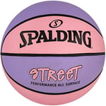 Spalding Ballon de Basket d'extérieur Street Pink 72,4 cm