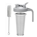 Cold Brew Coffee Filter with Pour Spout Lid for Wide Mouth Mason Jar, 3047357