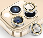 Kamera Beskytter til iPhone 11 Pro/Pro Max - Diamant Guld