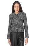 Vero Moda Vmdea Veste Courte, Noir, XL Femmes