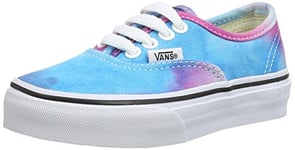 Vans Authentic, Unisex Kids' Low-Top Sneakers, Multicolor ((Tie Dye) Pink/Blue), 2.5 UK (34 EU)