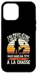 Coque pour iPhone 12 Pro Max Cadeau idée Drôle Chasseur Homme Chasseur Humour Chasse