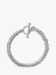 Andea Silver Slinky Multi Ring Bracelet