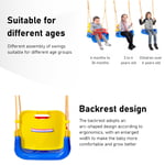 (3 In 1 Toddler Swing Set Baby Swing Anti Flip Snug Secure Detachable K