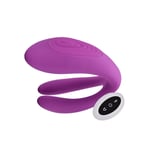 Loving Joy Duet Remote Control Couples Vibrator U Shape Wearable Rechargeable