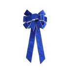 1/2/3/5 Chic Christmas Door Bow dekorativt hänge för bakgård Blue 1 Pc